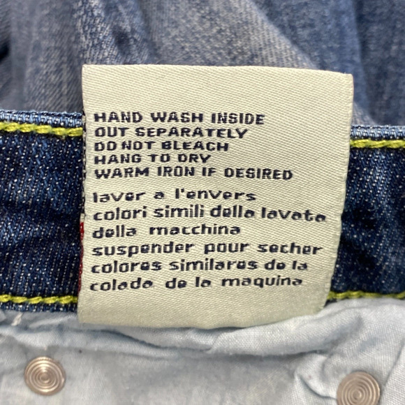 Seven7 Premium Denim Jeans Womens 32 Blue Mid Rise Bootcut Bling Medium Wash - Picture 12 of 12